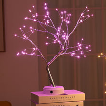 Load image into Gallery viewer, Colorful Twinkle or Pink Pearl Fairy Lights Tree
