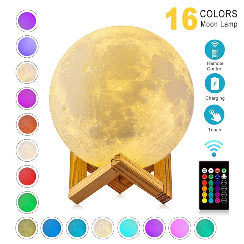 Moon Lamp Color Change Night Light
