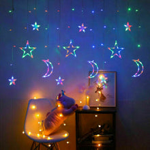 Load image into Gallery viewer, LED Fairy String Window Curtain Lights Star Christmas Xmas Party Home Indoor
